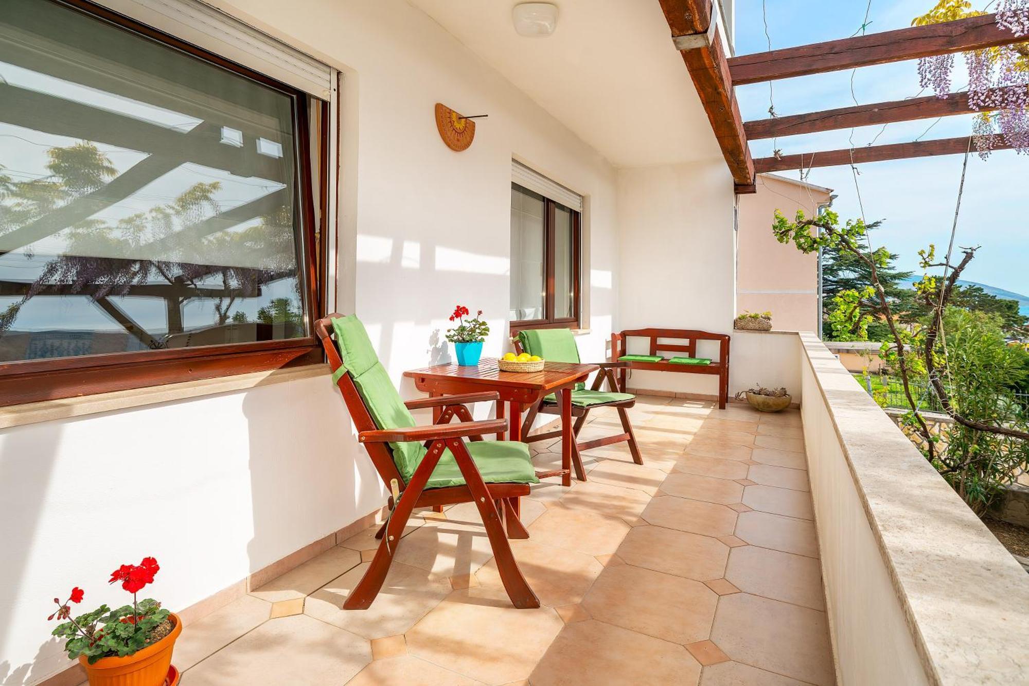 Apartments Edo With Terrace Baška Buitenkant foto